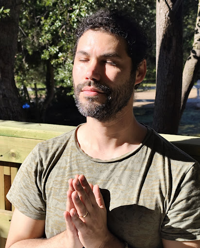 Portrait of Gonzalo in meditation